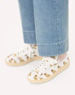 Valentino Royco Sneaker In Nappa Calfskin With Petit Charles Pattern - Image 8